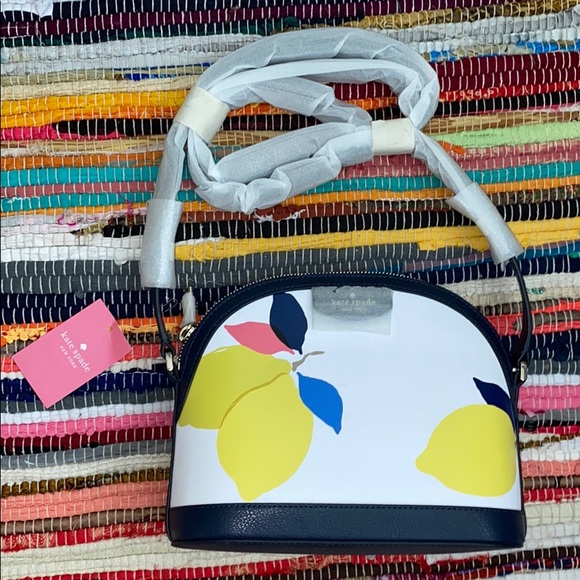 NWT Kate Spade Dome Crossbody Lemon - Picture 2 of 5